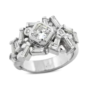 Custom Dancing Diamonds Ring