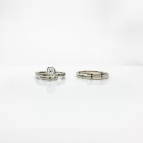 Custom made anniversary wedding rings CMW/04