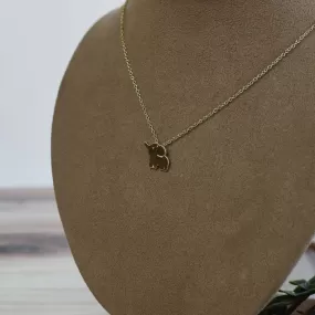 Elephant Pendant Necklace