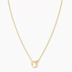 Gorjana Lou Link Interlocking Necklace (gold)